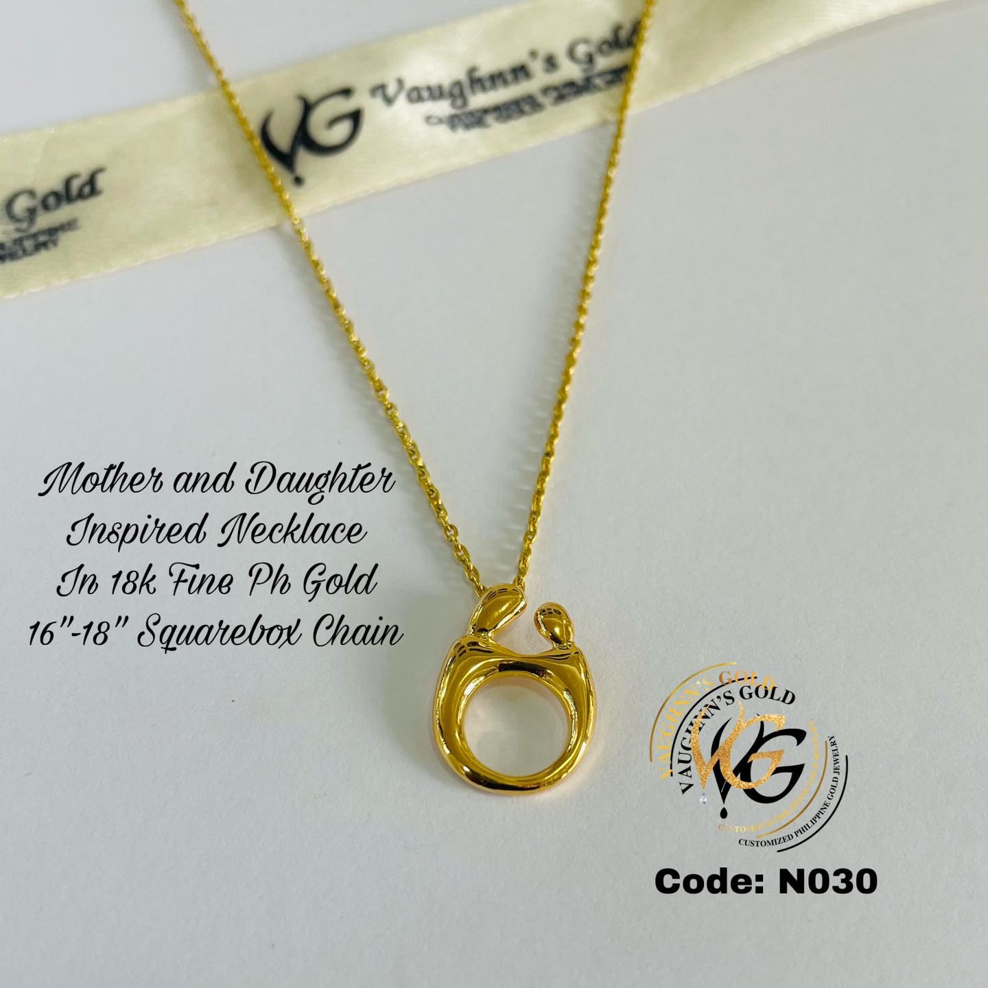 Mother and Daughter Necklace